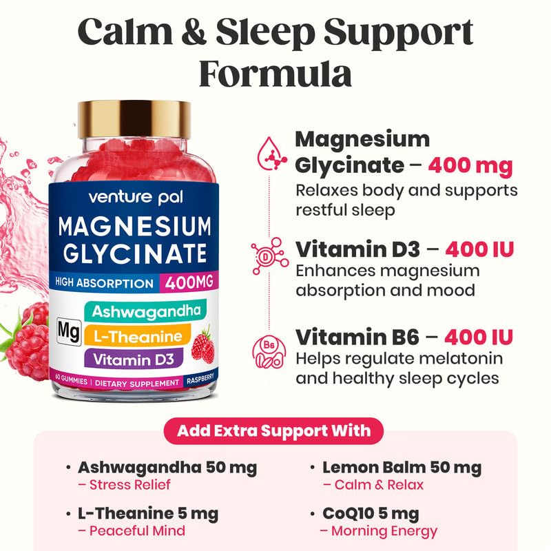 Packaging emphasizing stress relief and sleep support