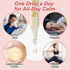 Front view of Magnesium Glycinate Liquid bottle with 60ml mark