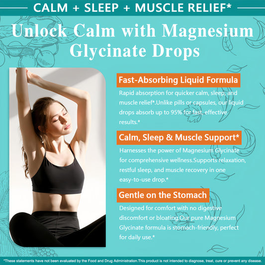 Ingredients overview of Magnesium Glycinate Liquid Drops