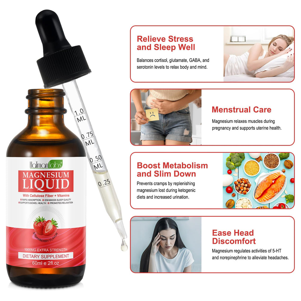 Ingredients list of magnesium glycinate liquid with vitamins