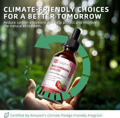 Usage illustration for kids and adults with strawberry-flavored liquid supplement