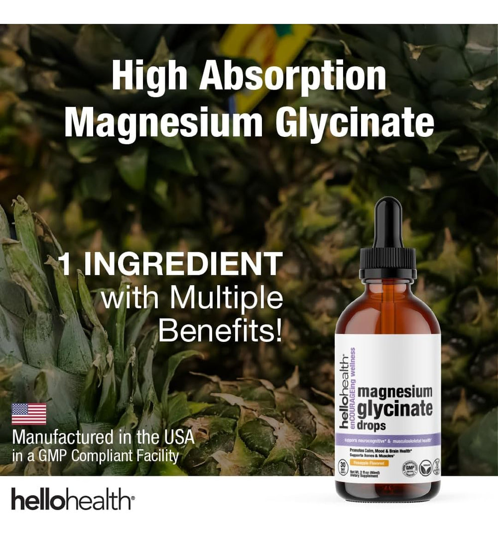 Nutrition label showing 100 mg magnesium per serving