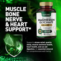 Relaxation and stress relief benefits of magnesium glycinate
