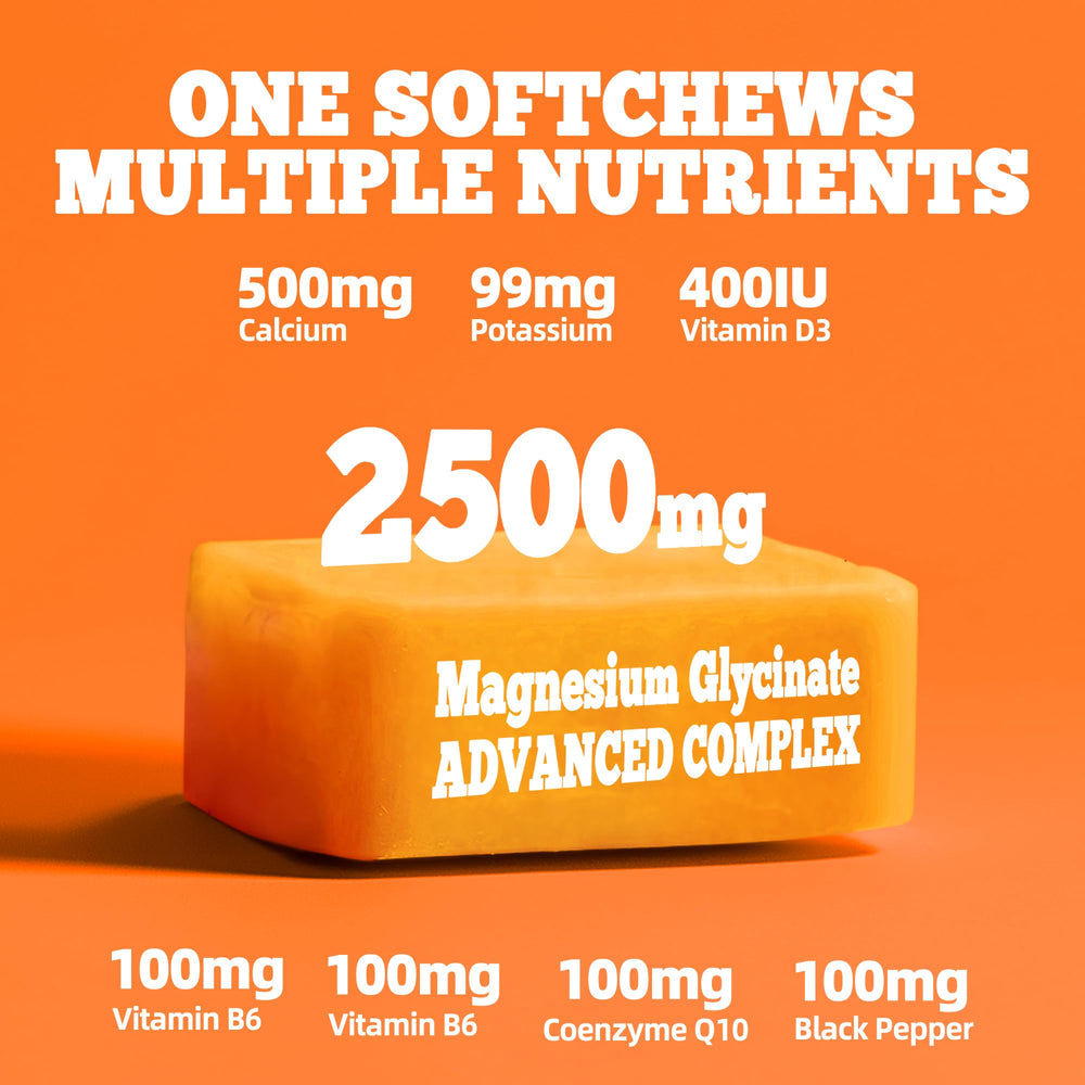 Supplement facts with magnesium, vitamin D, B6, and CoQ10
