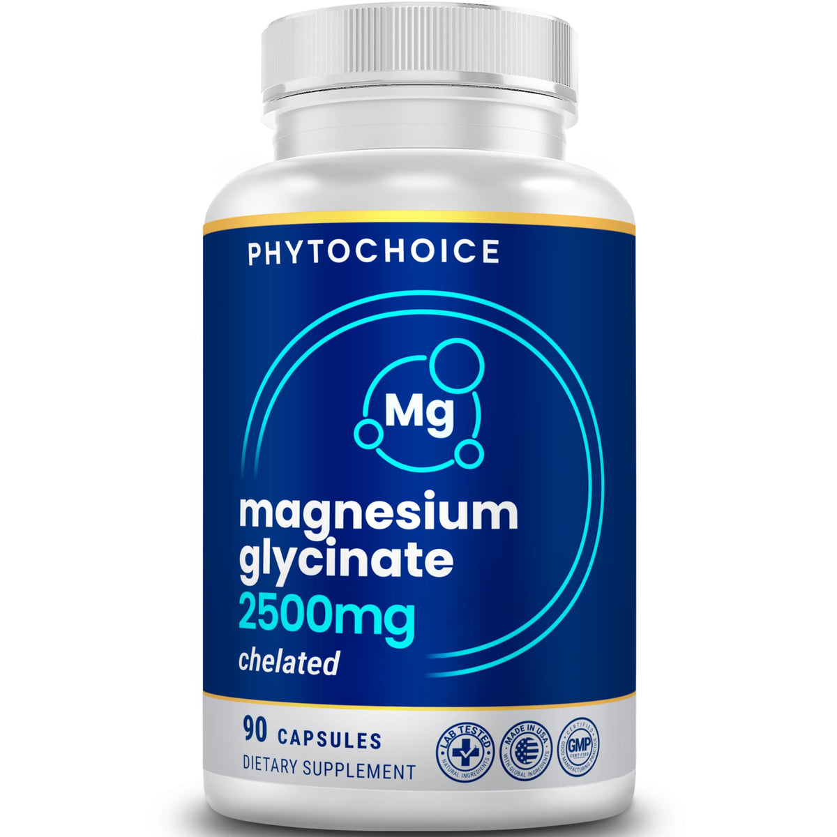Magnesium Glycinate supplement bottle hero image