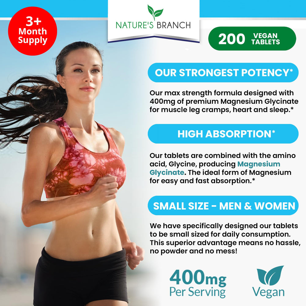 Unbuffered magnesium glycinate ingredient label