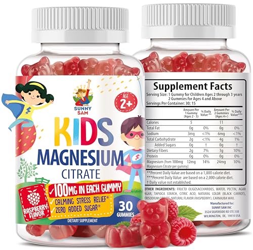 Front view of magnesium gummies 100mg package