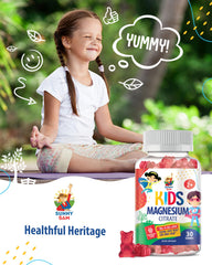 Illustration of mood and relaxation benefits from magnesium gummies