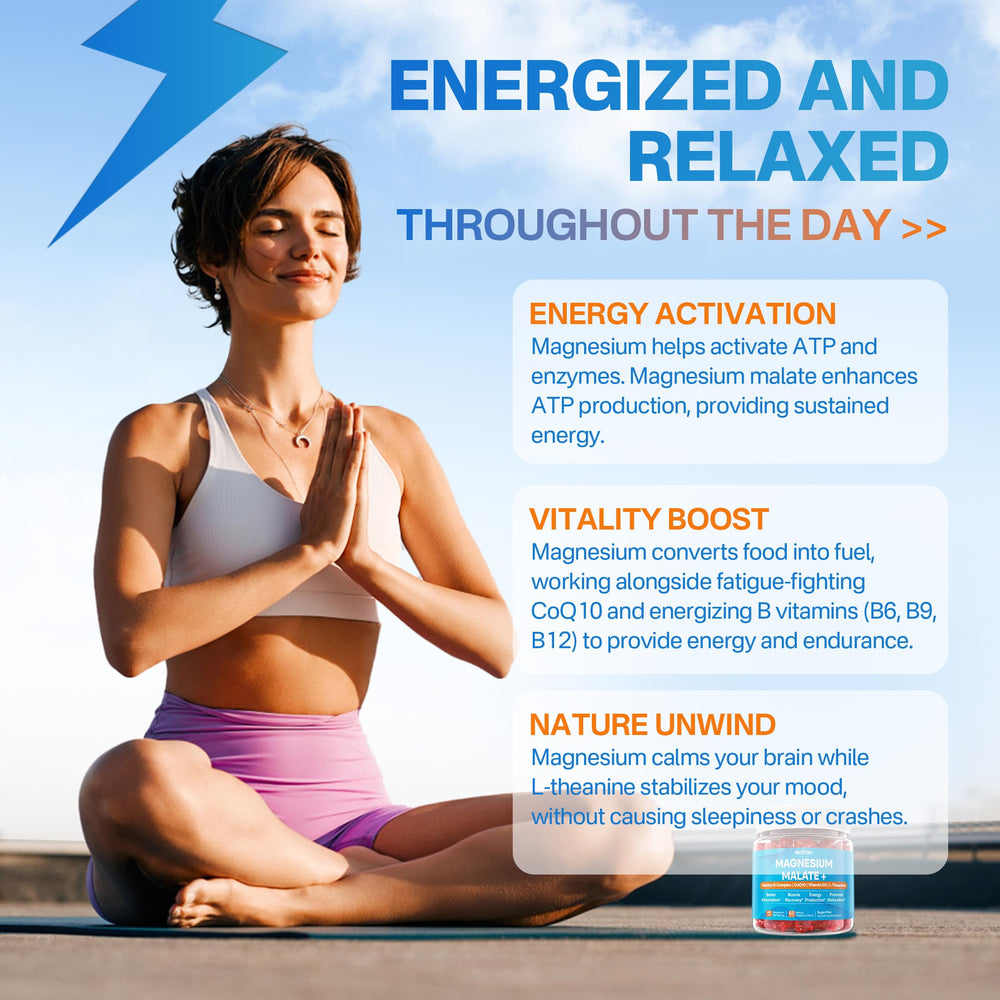 Relaxation-focused magnesium gummies with L-Theanine