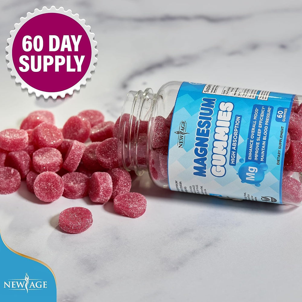 Seal indicating third-party purity testing on magnesium gummies packaging