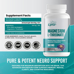 Close-up of Magnesium L-Threonate capsules