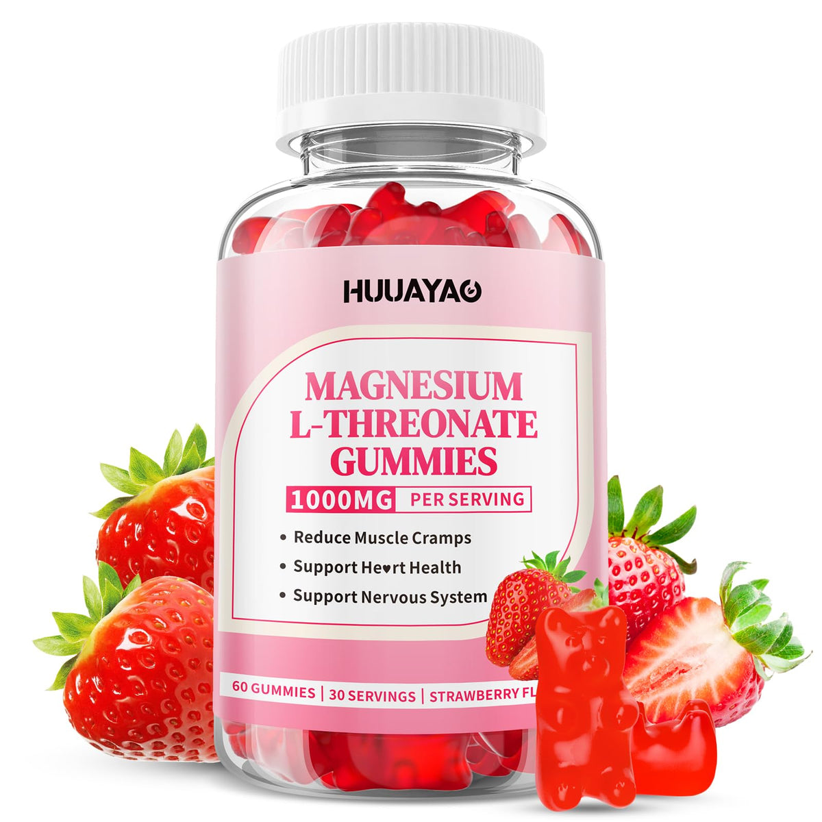 Magnesium L-Threonate Gummies bottle close-up