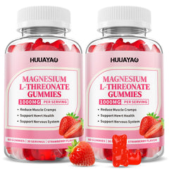 Front view of Magnesium L-Threonate Gummies bottle – 120 count