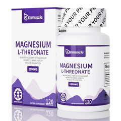 Front view of Magnesium L-Threonate Sleep Capsule bottle