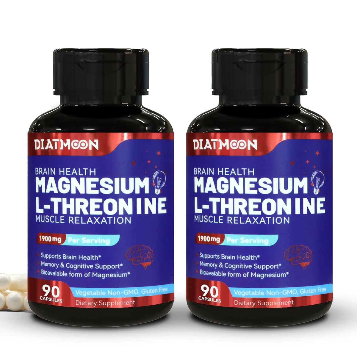 Bottle of Magnesium L-Threonine supplement