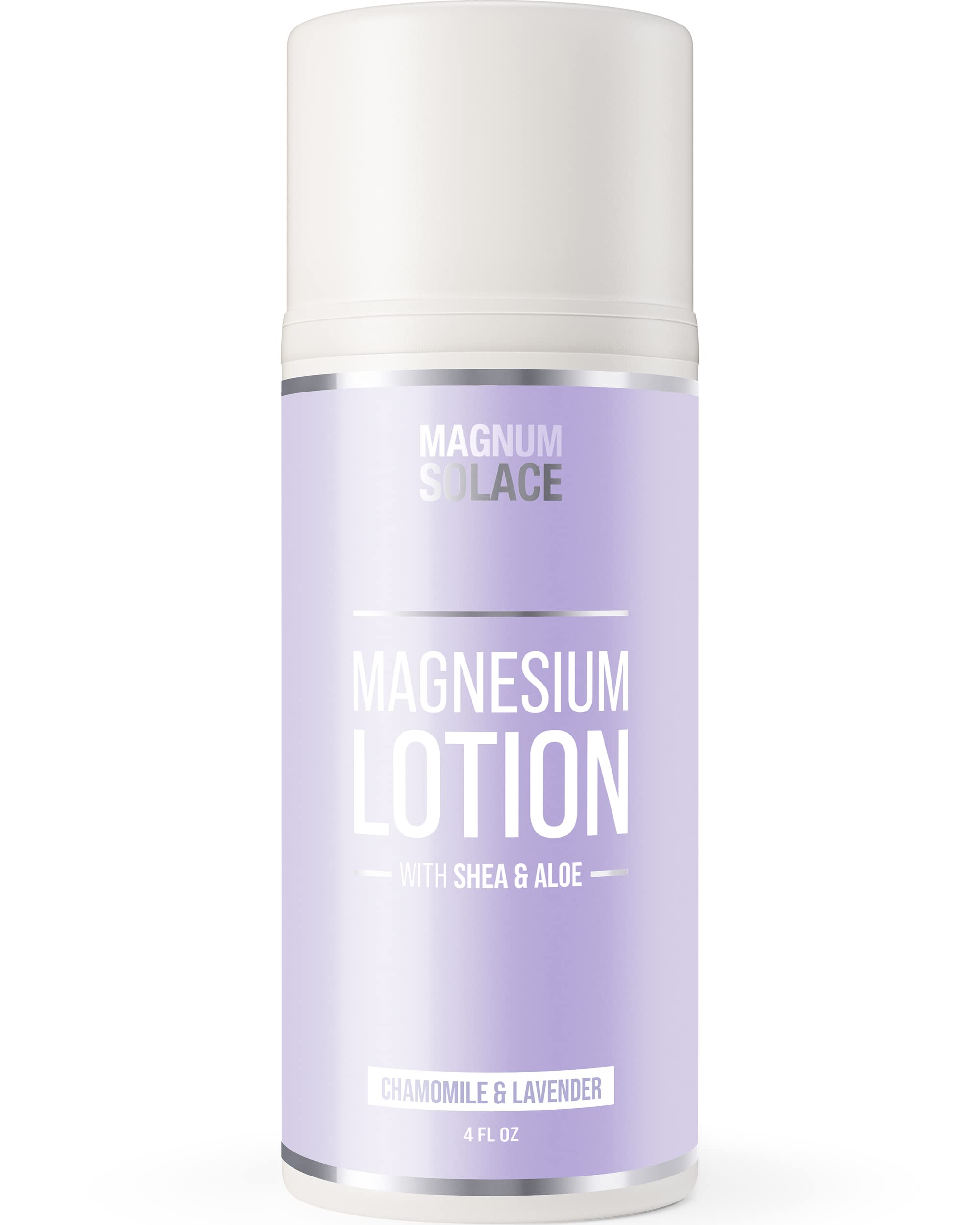 Magnesium lotion bottle with Aloe and Shea