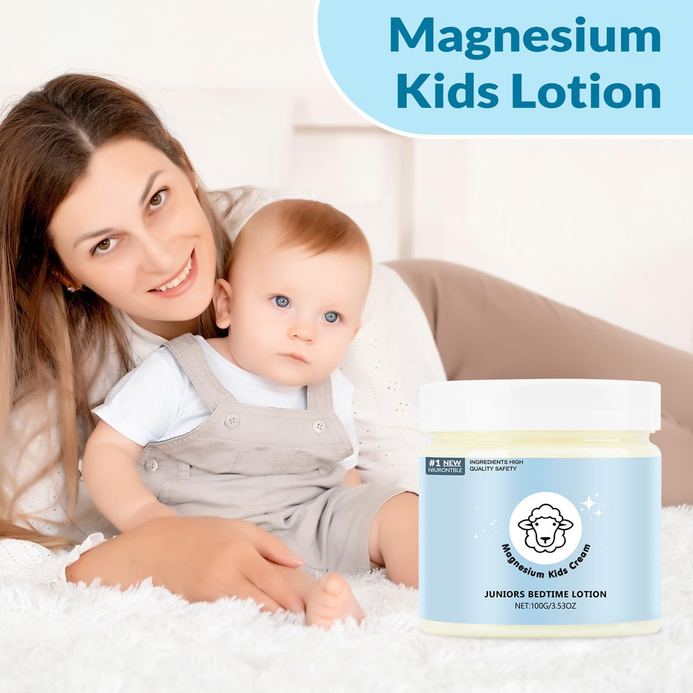 Non-greasy, quickly absorbed texture of magnesium lotion