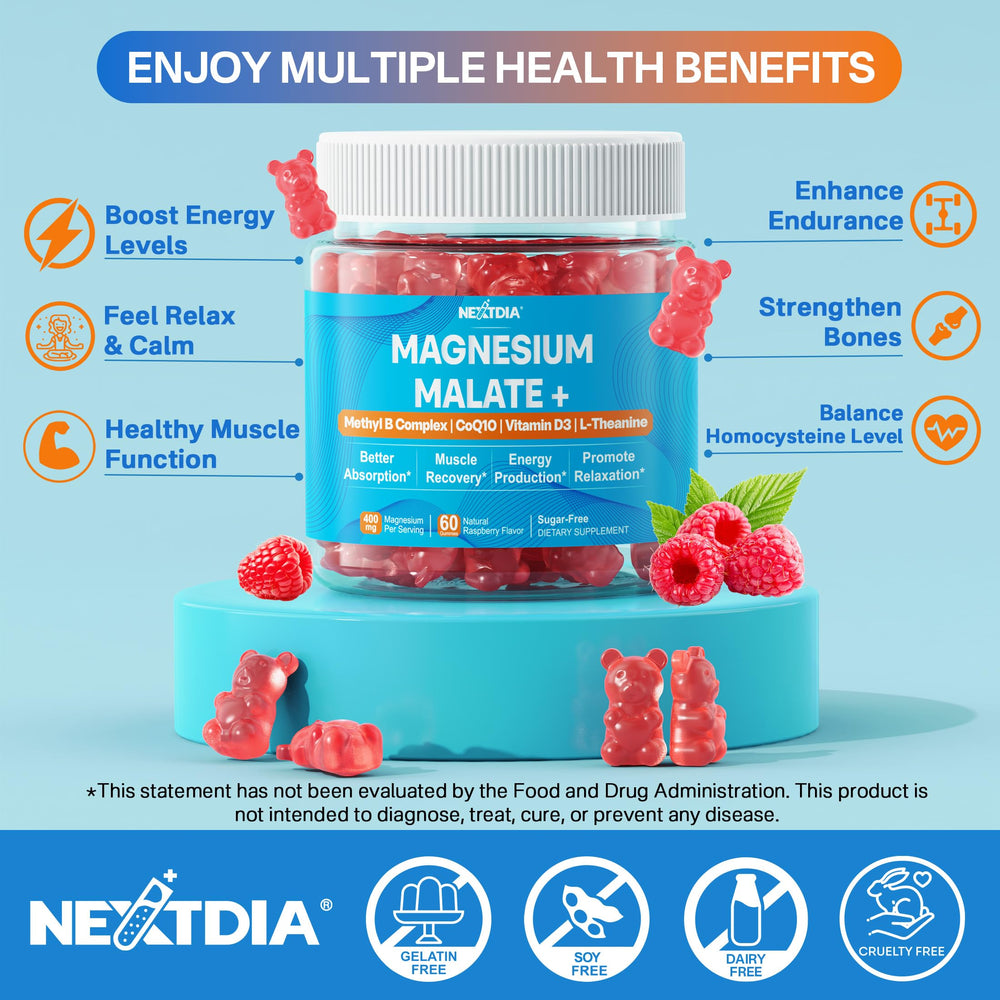 Gummies showing CoQ10, B6, and B12 ingredients on label