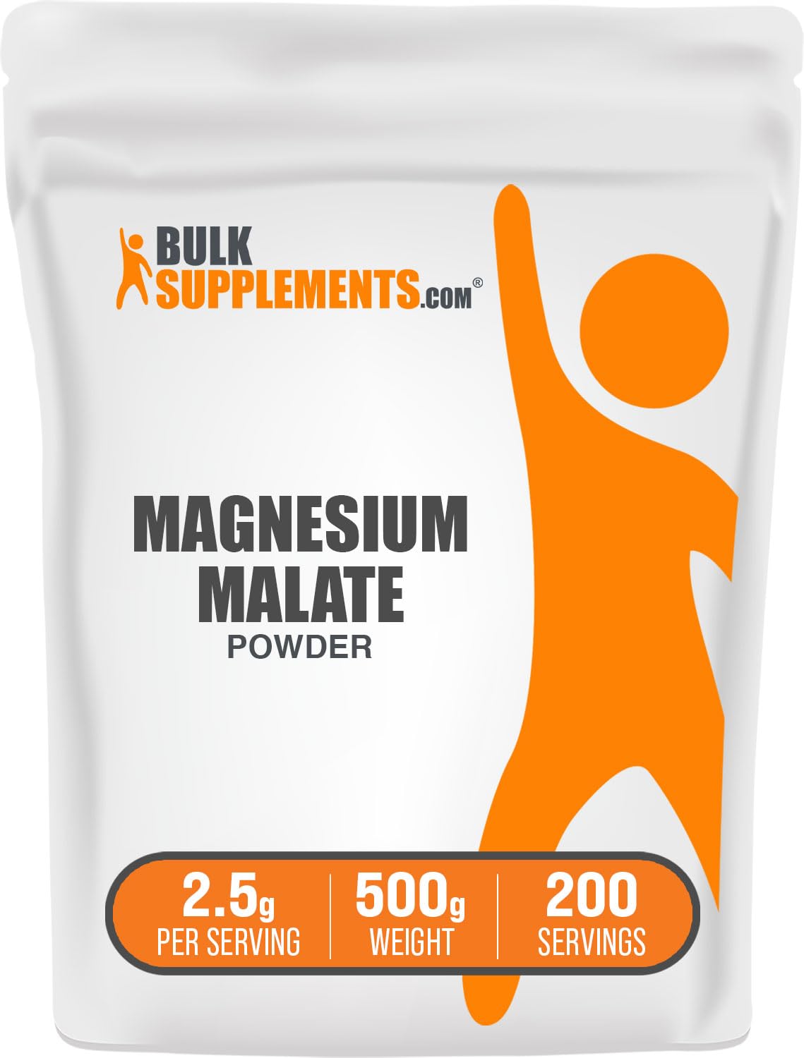 BulkSupplements Magnesium Malate Powder 500g