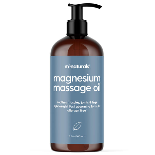 8 oz bottle of magnesium massage oil