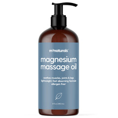 8 oz bottle of magnesium massage oil