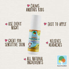 Roll-On being applied to a child's shoulder