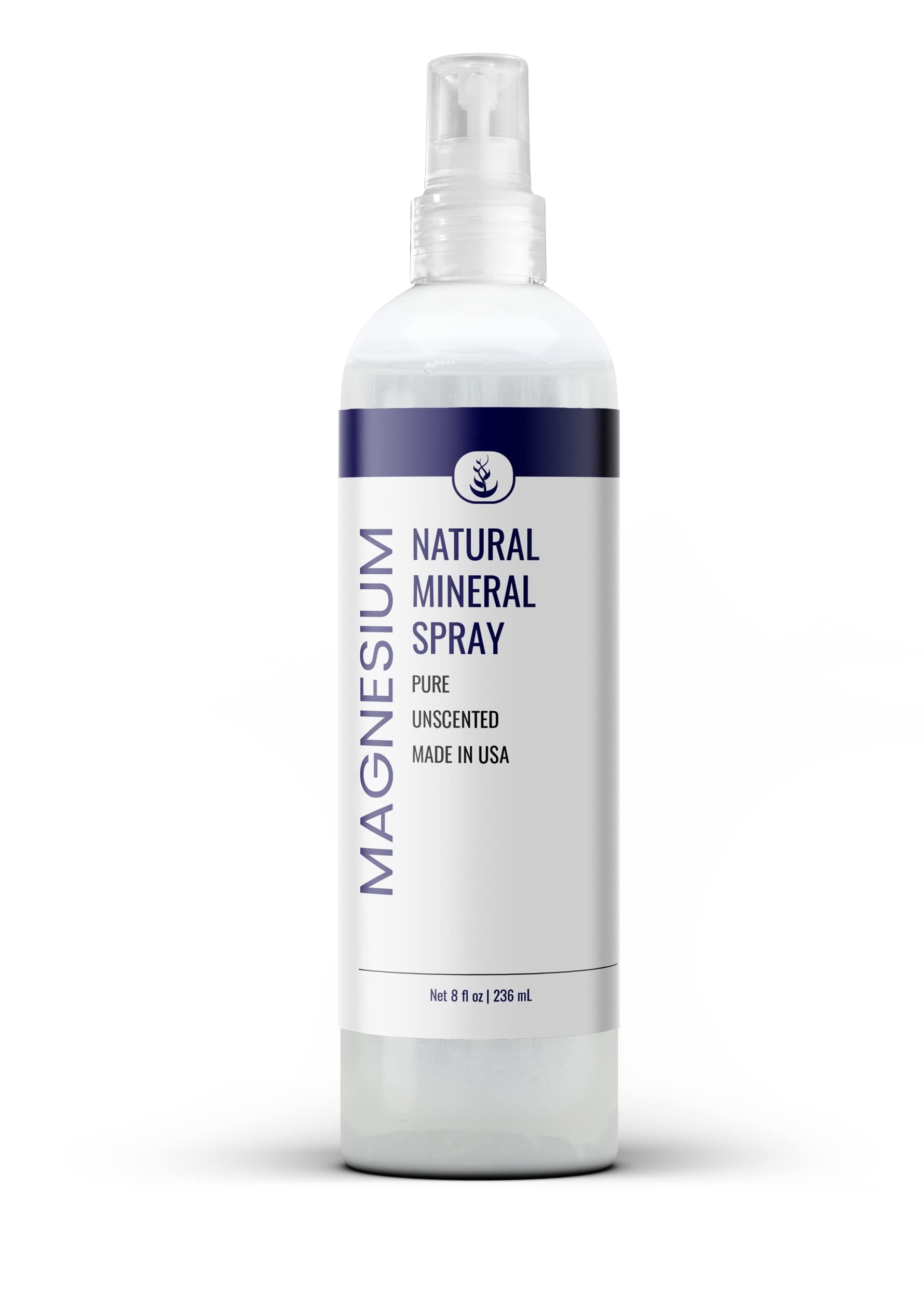 Magnesium oil spray bottle, unscented, 8 fl oz