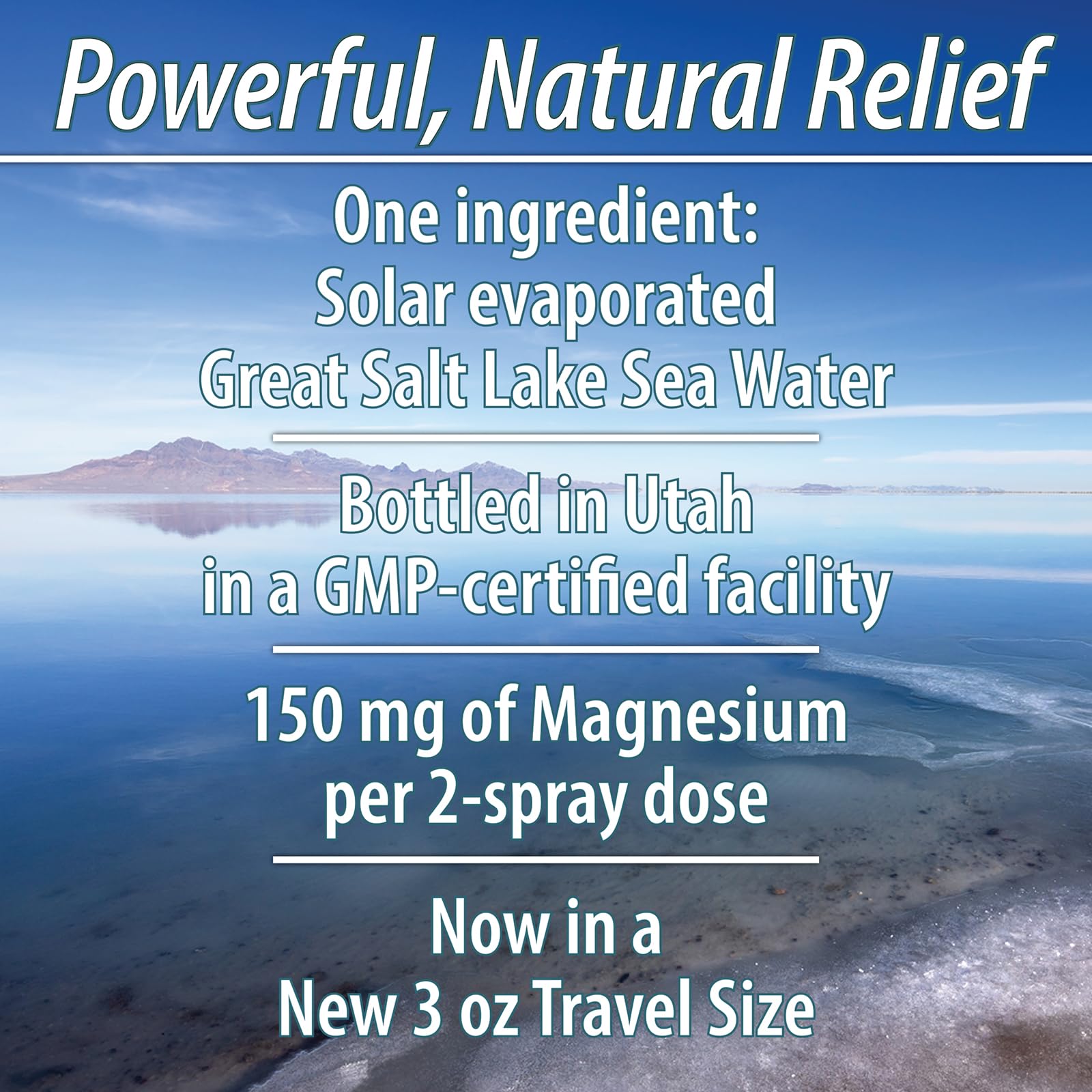 Hands applying magnesium oil spray to leg