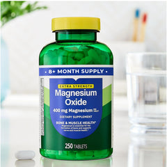 One daily tablet serving size for magnesium oxide