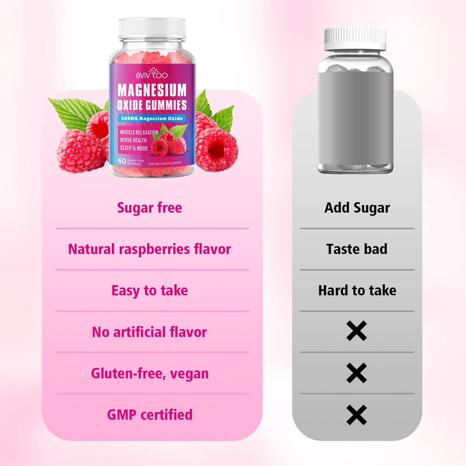 Label emphasizing Non-GMO, gluten-free, and allergen-free