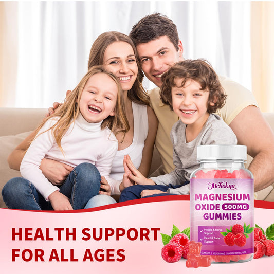 Product packaging image for Magnesium Oxide Gummies Raspberry Sugar Free