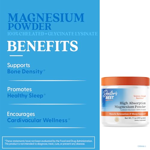 Scoop of magnesium powder with measuring scoop