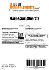 Close-up of Magnesium Stearate powder texture