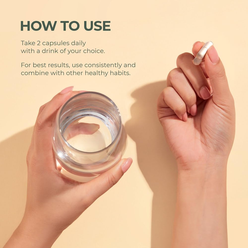Serving suggestions with water for daily dosage