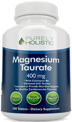 Bottle of Magnesium Taurate 400mg tablets - hero image