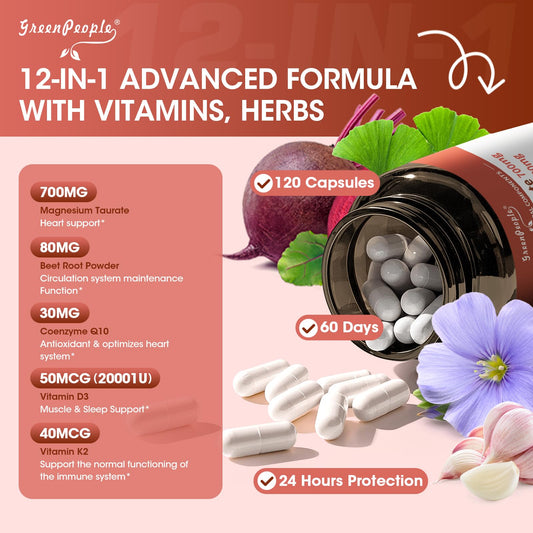 Capsules showing CoQ10 and beetroot among ingredients