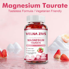 60-count bottle packaging of Magnesium Taurate Gummies
