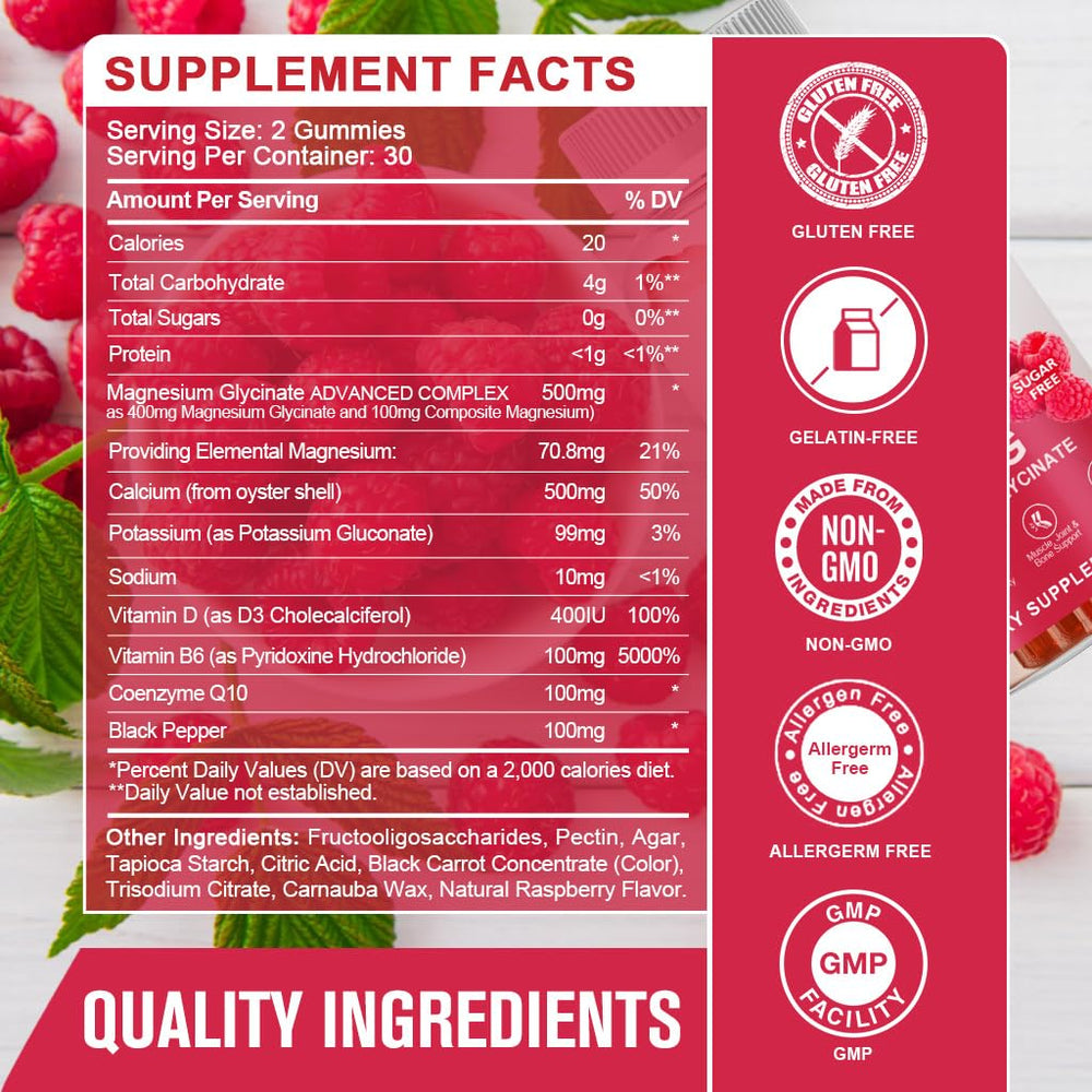 Allergen-free, gluten-free gummy packaging