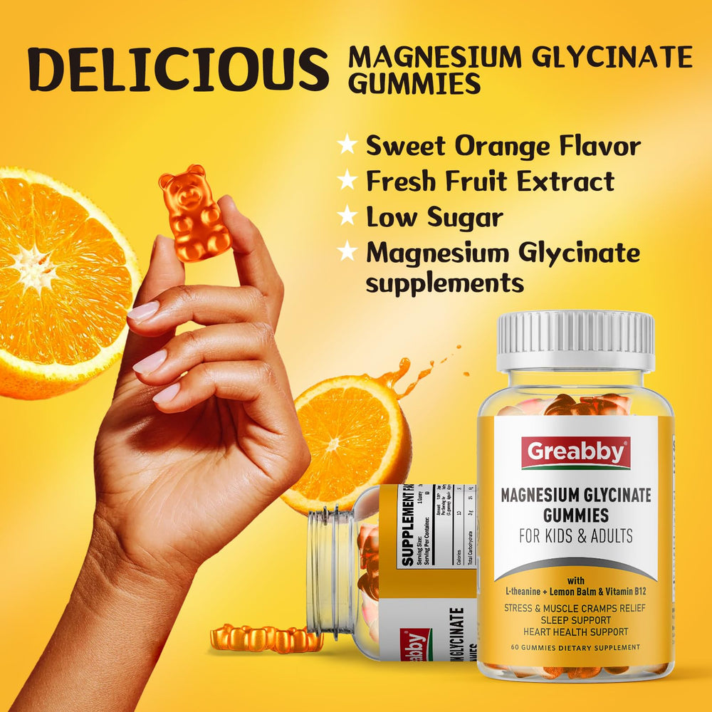 Ingredients: magnesium glycinate, L-Theanine, B12, lemon balm