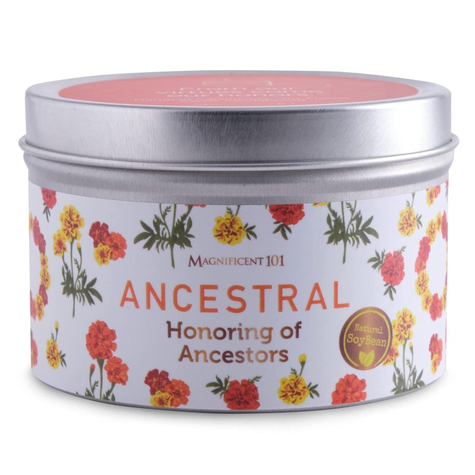 Magnificent 101 Spiritual Ancestor Candle 6oz soy wax front view