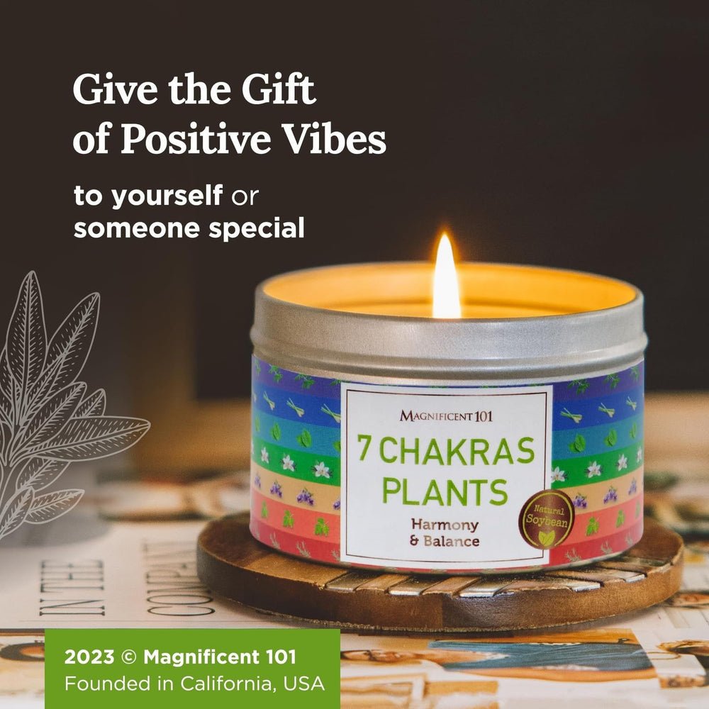 Gift-ready Magnificent 101 aromatherapy candle packaging