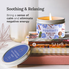Intention setting meditation candle for focus and manifestation