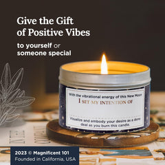 Gift-ready Magnificent 101 Moon Sage Aromatherapy Candle