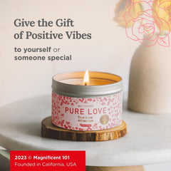 Gift ready Magnificent 101 Pure Love candle