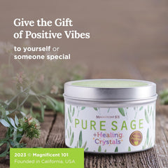 Energy cleansing and manifestation candle for spiritual decor