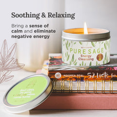 Scent notes of marshmallow lemon and sage aroma