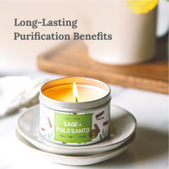 Close-up of soy wax blend in Magnificent 101 candle