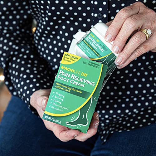 MagniLife DB Foot Cream application demo for quick relief and moisturized skin