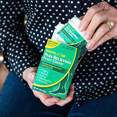 MagniLife DB Foot Cream ingredients-beeswax-eucalyptus highlight natural moisturizers and calming aroma