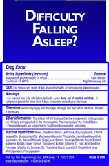 MagniLife Relaxing Leg Cream PM ingredients image highlights magnesium and lavender